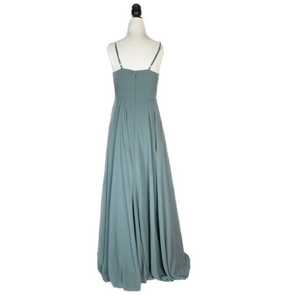 BHLDN Moss Green Eva Bridesmaid Dress - Picture 5 of 14